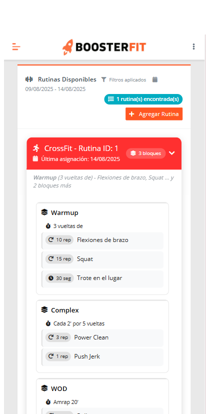 BoosterFit App Preview